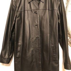 Leather 3/4 Jacket